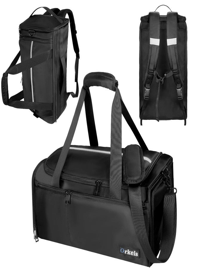 ORKELS Gym Bag with Shoe Compartment, 29L Sports Duffle Bag for Men and Women, Travel Backpack with Wet Pocket, Tear-Resistant Overnight Bag for Fitness, Workout, and Travel - Image 1